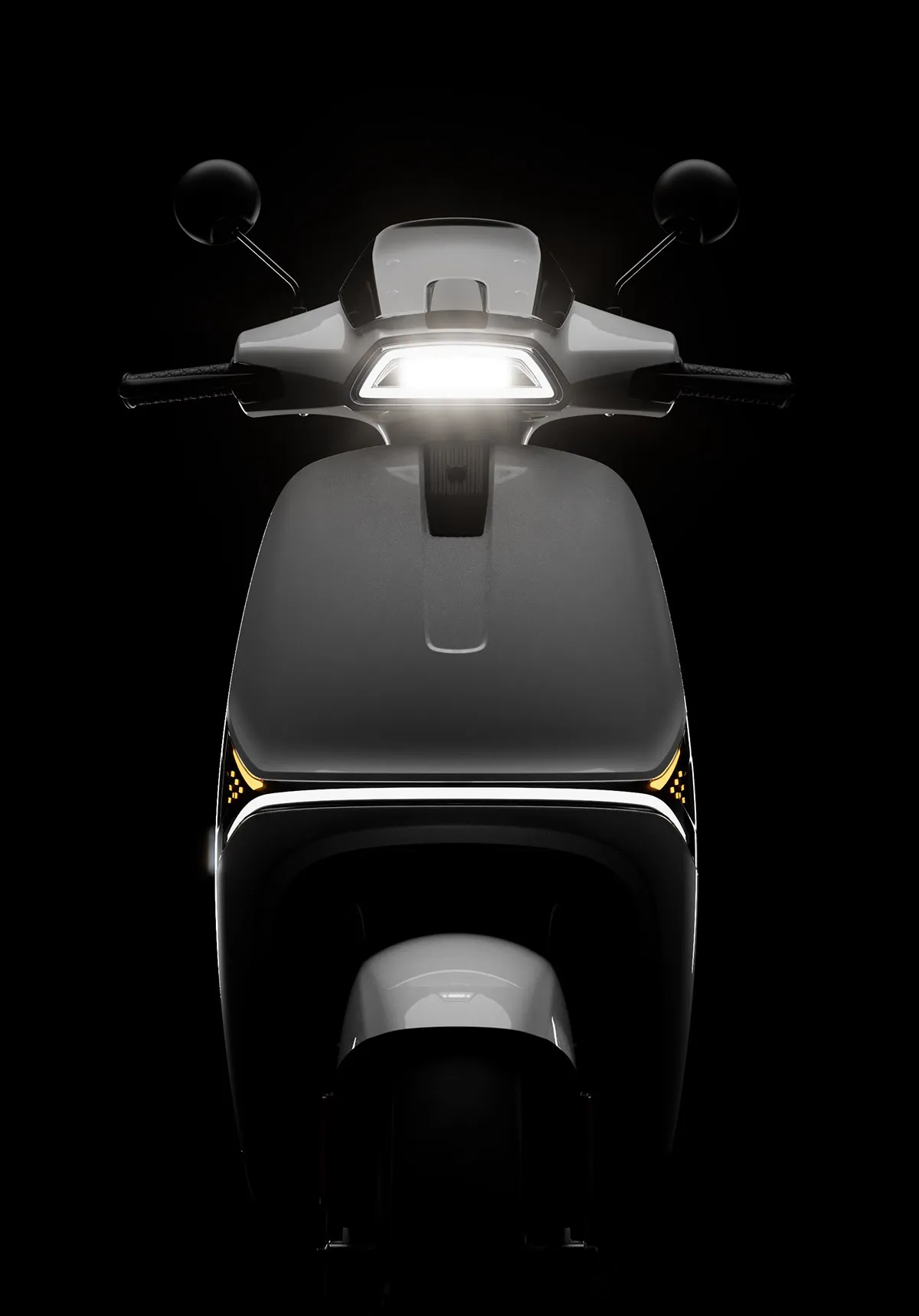 Two people grooming a dog